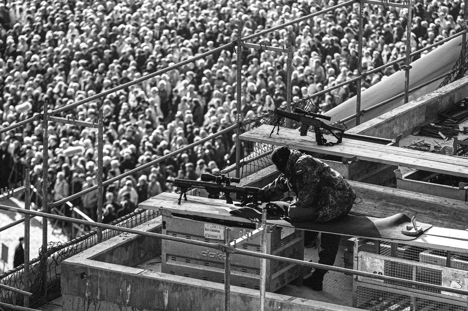 Scharfschütze, Reportage Fotografie