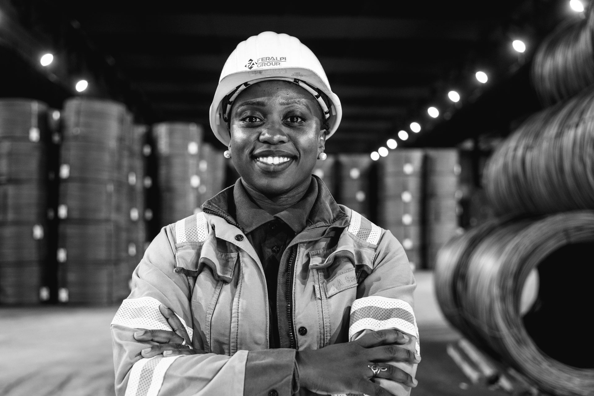 Freundliches, authentisches Portrait