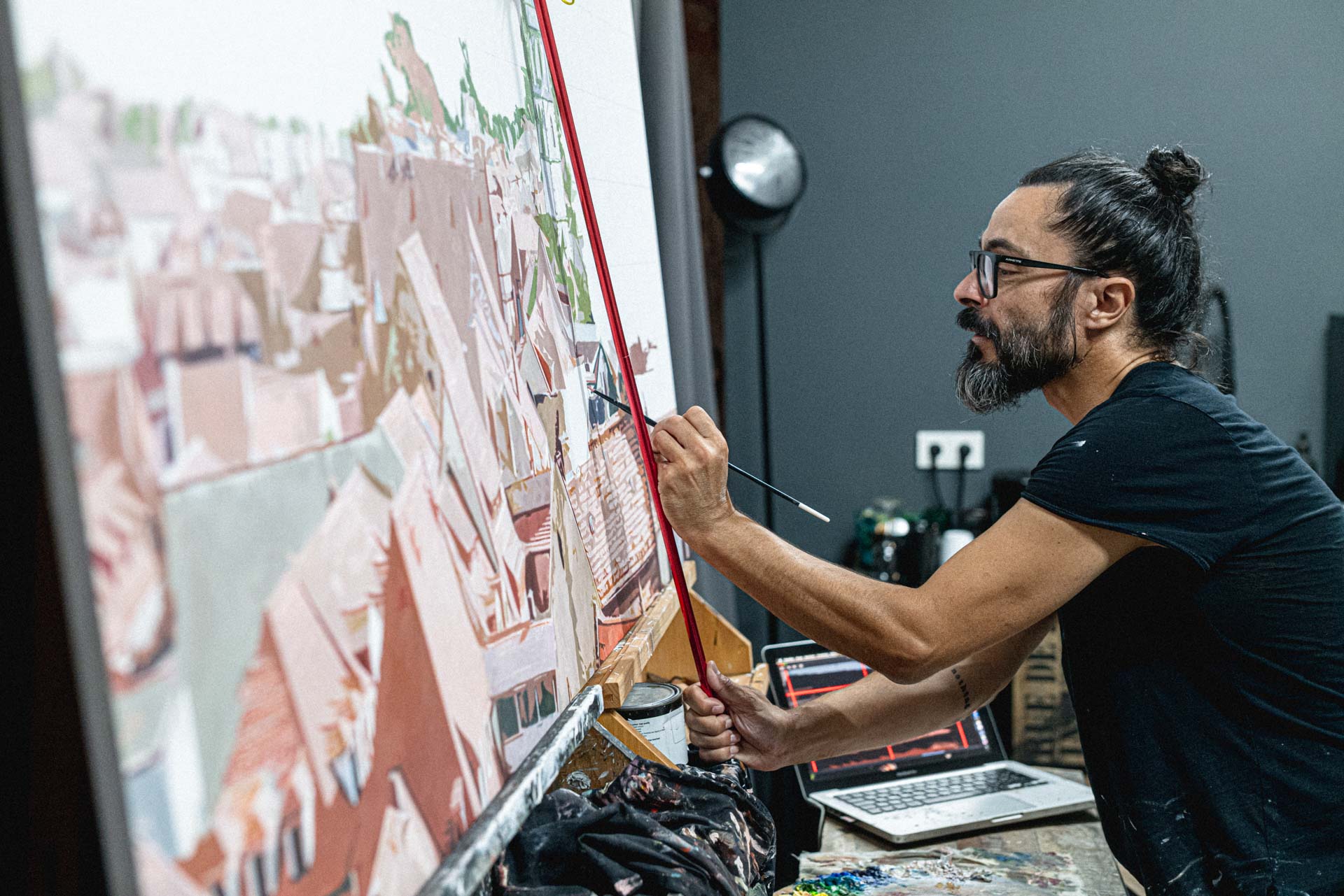 Emilio Fornieles am Bild "Meissen"