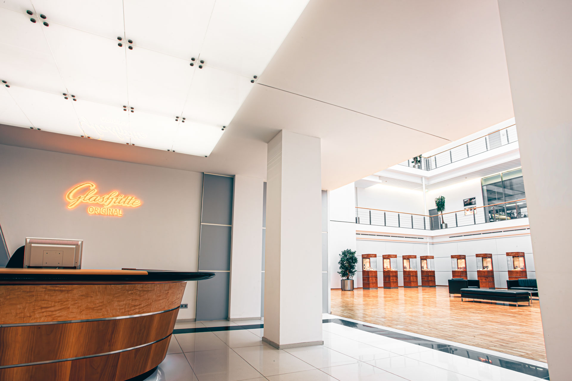 Empfang in Glashütte, Architekturfotografie